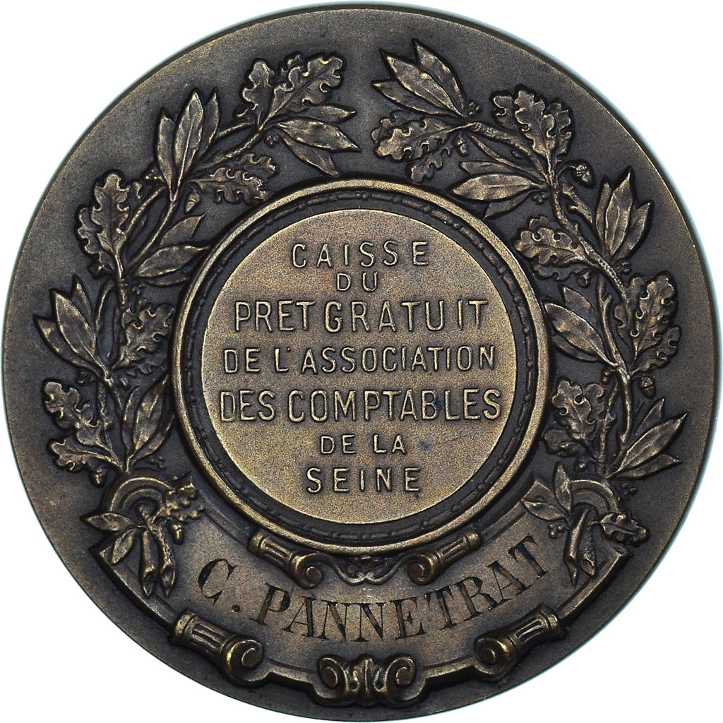 Francja, medal, La Renommée Proclamée, Comptables de la Seine, Henri Naudé