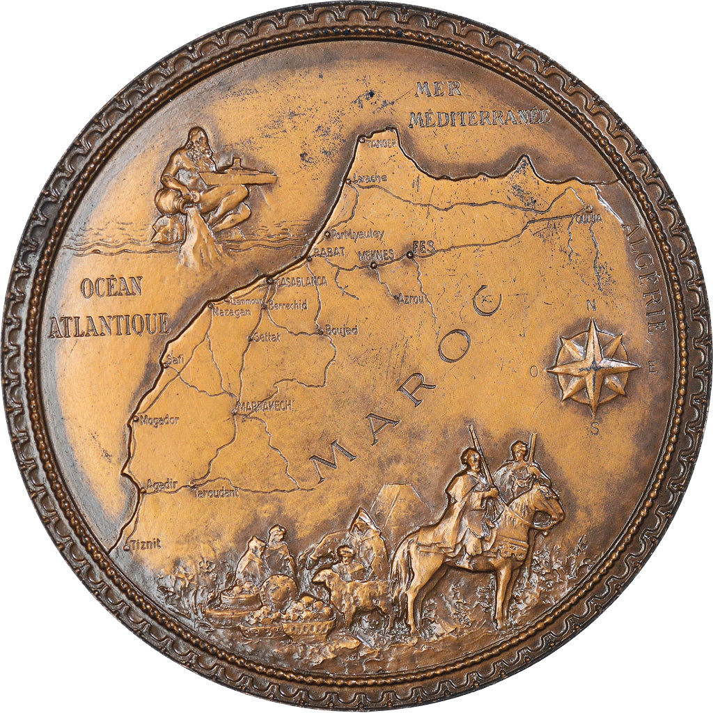 Frankreich, Medaille, Général Juin, Résident Général de France au Maroc, F.