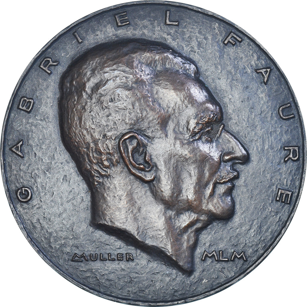 France, Medal, Gabriel Fauré, Musique, 1950, Muller, MS(64), Bronze