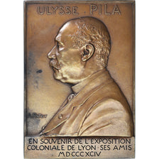 France, Médaille, Ulysse Pila, Exposition Coloniale de Lyon, 1894 (1898)