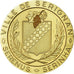 France, Medal, Ville de Sérignan, Hérault, MS(63), Gilt Bronze