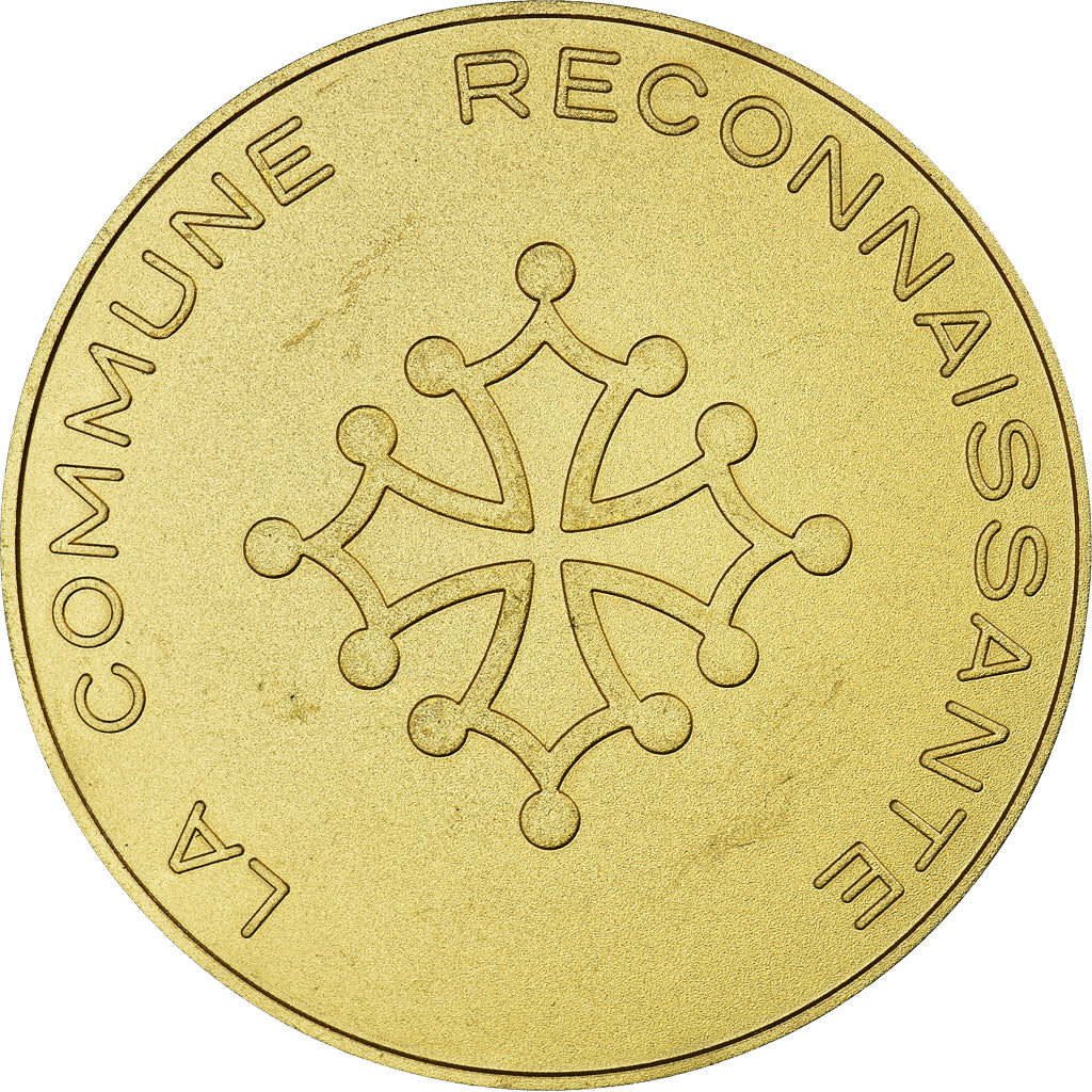 France, Medal, Ville de Sérignan, Hérault, MS(63), Gilt Bronze