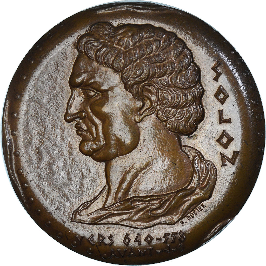 Frankreich, Medaille, Notary, Notariat Français, Caisse des Dépôts, Solon