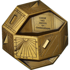 France, Medal, Notary, Caisse des Dépôts et Consignations, 1981, Michel