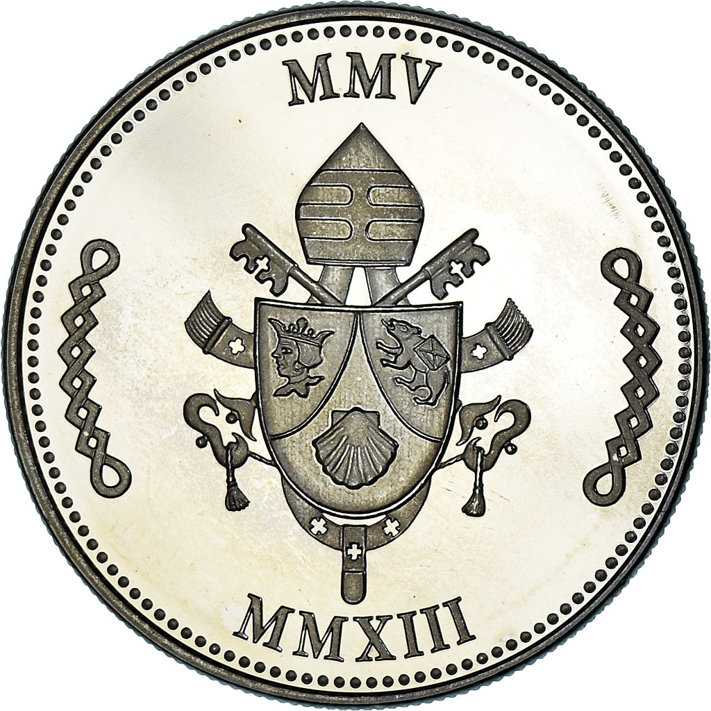 Vatican, Medal, Le Pape Benoit XVI, Religions & beliefs, MS(65-70)