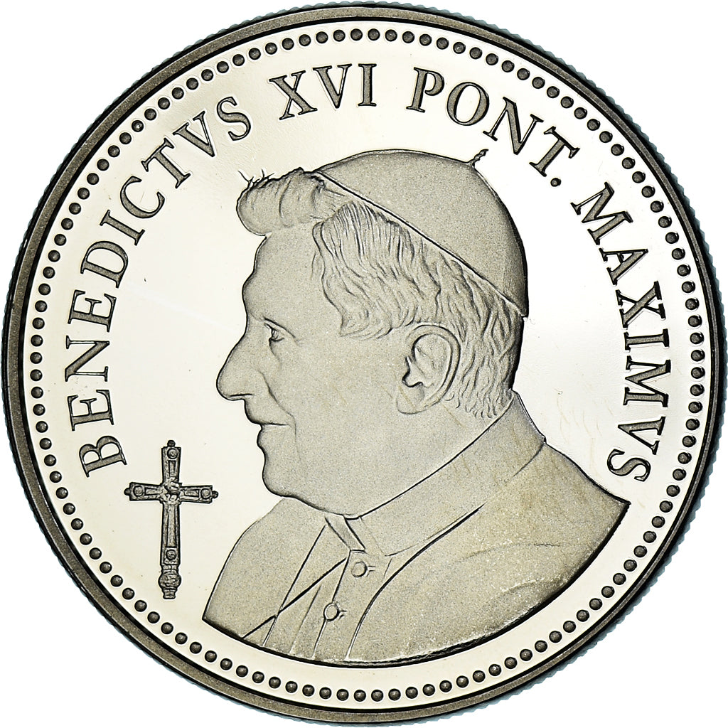 Vatican, Medal, Le Pape Benoit XVI, Religions & beliefs, MS(65-70)