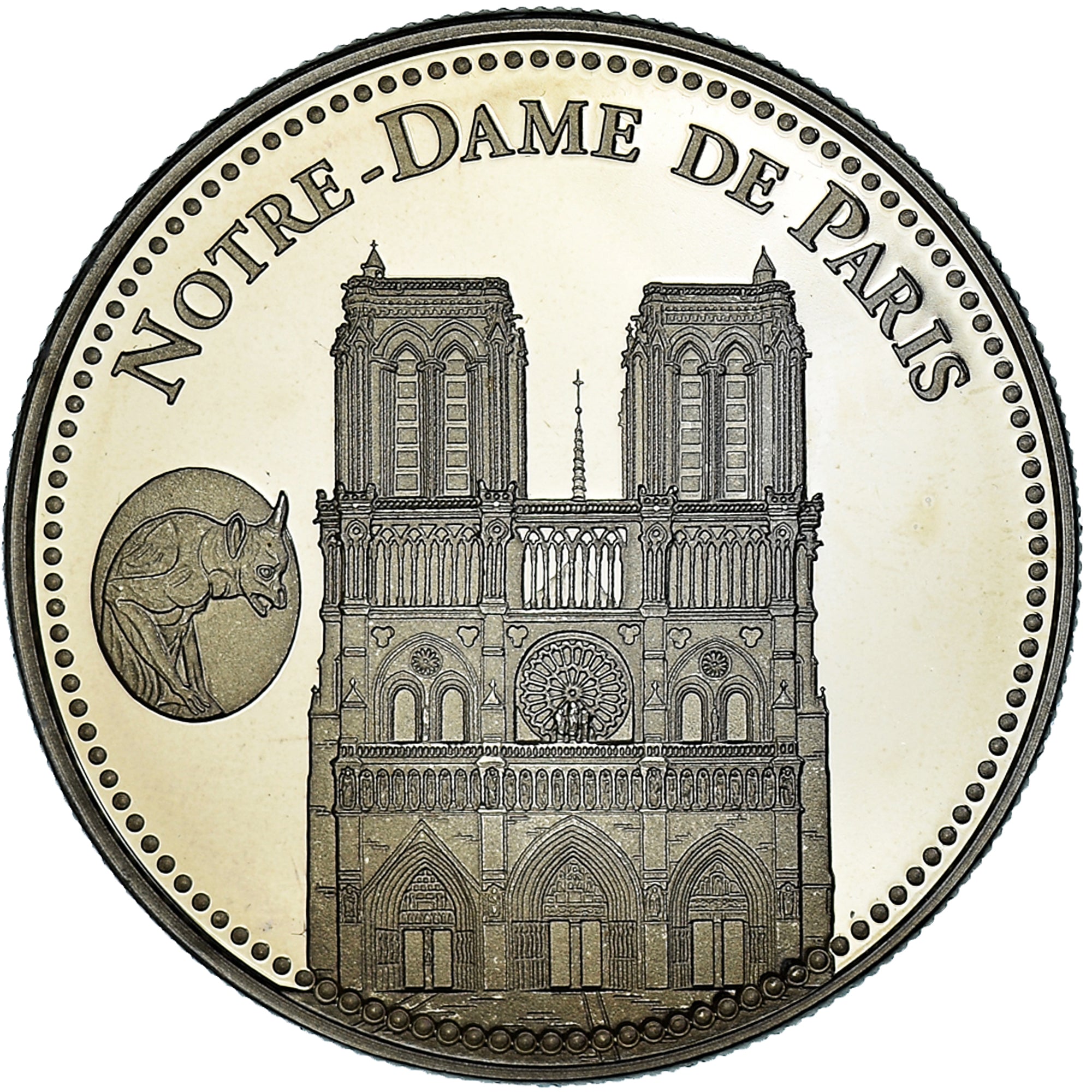 France, Médaille, Cathédrale Notre-Dame de Paris, Patrimoine Culturel, FDC