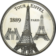 Frankrijk, Medaille, Paris - La Tour Eiffel, Patrimoine Culturel, FDC