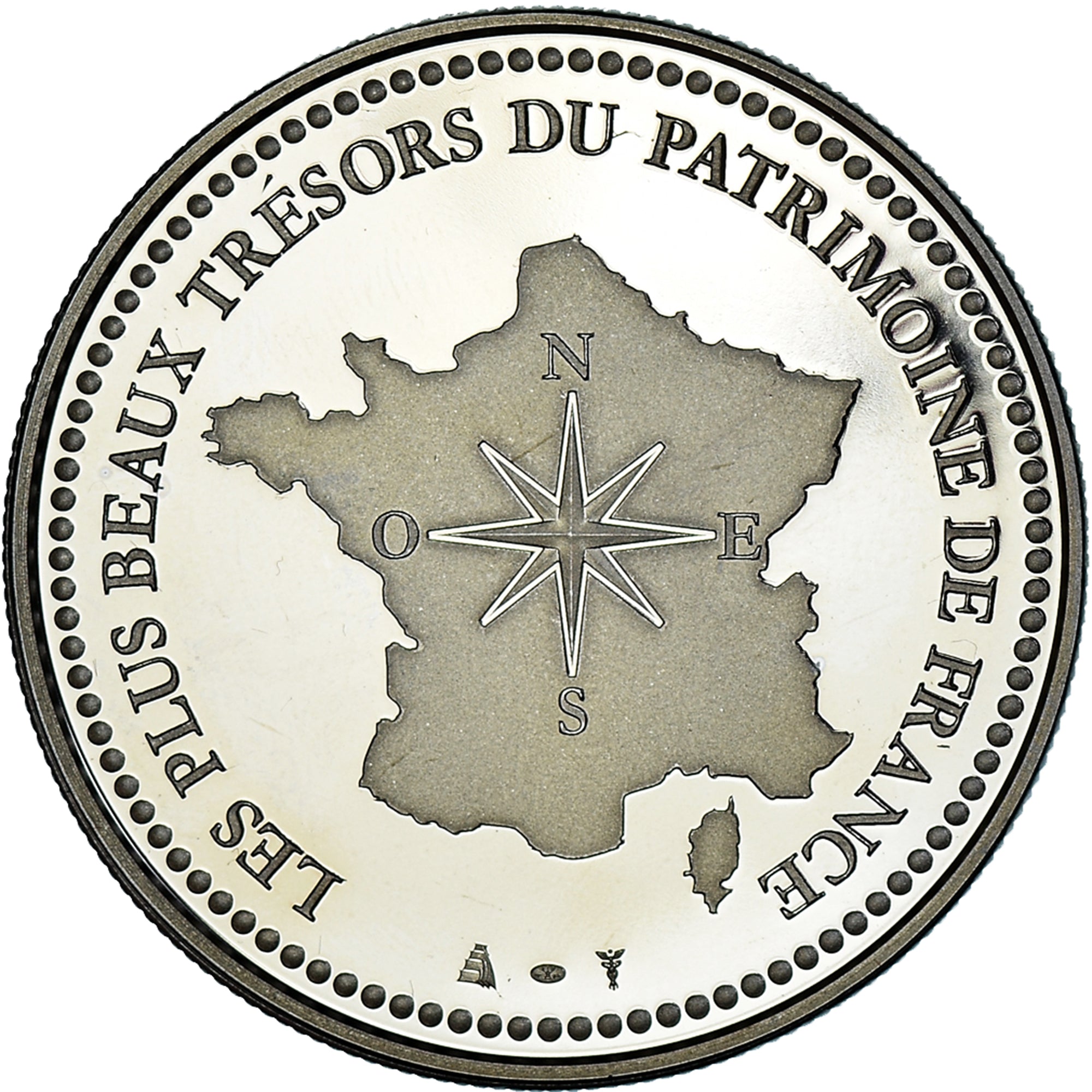 Frankrijk, Medaille, Paris - La Tour Eiffel, Patrimoine Culturel, FDC