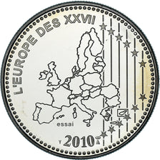 France, Medal, L'Europe des XXVII, 50 ans du nouveau Franc, Politics, 2010