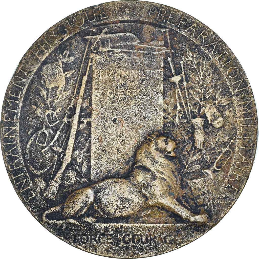Francia, medalla, Prix du ministre de la Guerre, Grandhomme, BC, Bronce