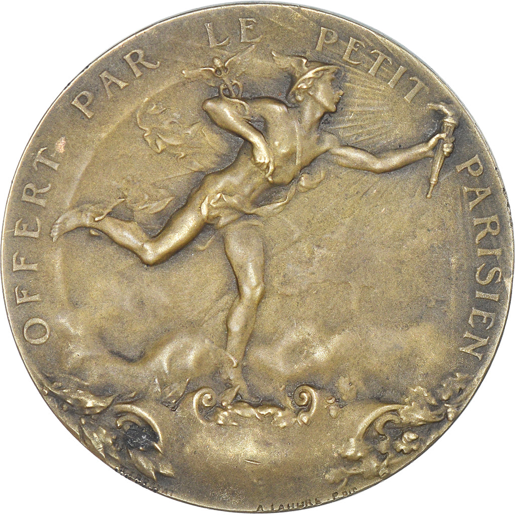 France, Médaille, Art Nouveau, Le Petit Parisien, Lahure, SUP+, Bronze