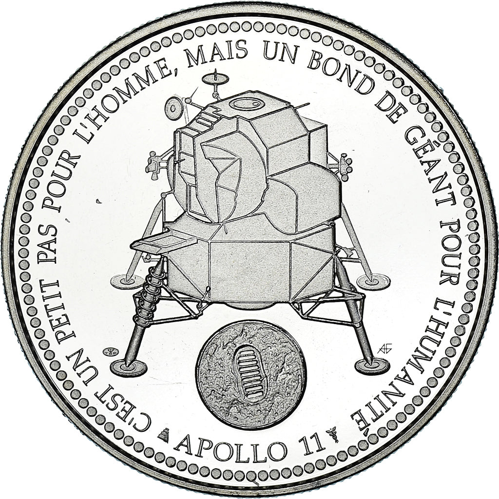 France, Medal, Apollo 11, Le Premier Homme sur la Lune, Sciences & Technologies