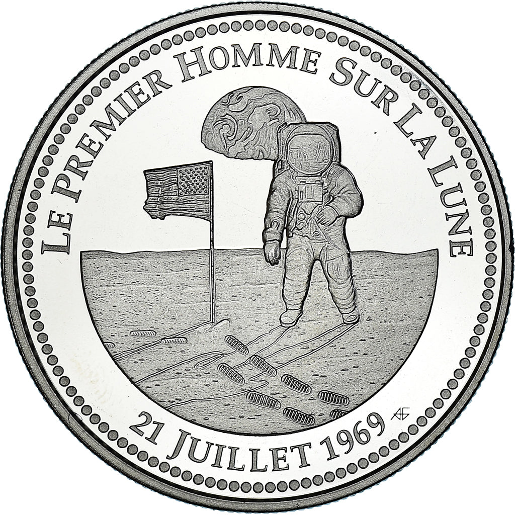 Francia, medaglia, Apollo 11, Le Premier Homme sur la Lune, Sciences &