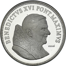 Vaticano, medalla, Première Visite de Benoit XVI en France, Lourdes, Religions
