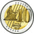 Vaticano, medalha, 10 E, Essai-Trial Jean Paul II, 2004, MS(65-70), Bimetálico