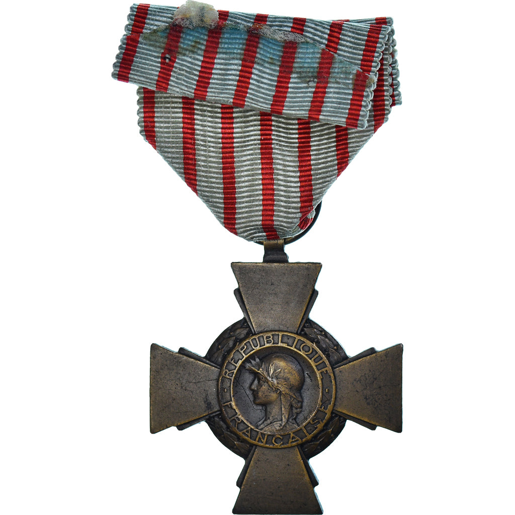 France, Croix du Combattant, WAR, Medal, Very Good Quality, Bronze, 36