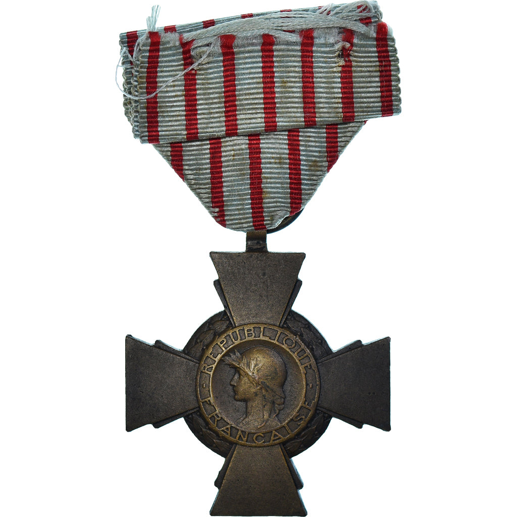 France, Croix du Combattant, WAR, Medal, Very Good Quality, Bronze, 36