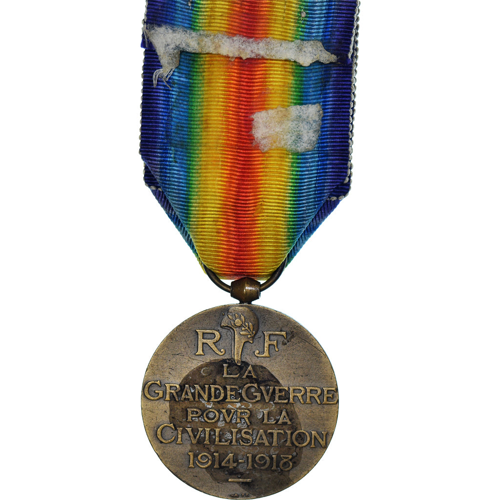 France, La Grande Guerre pour la Civilisation, WAR, Medal, 1914-1918, Very Good