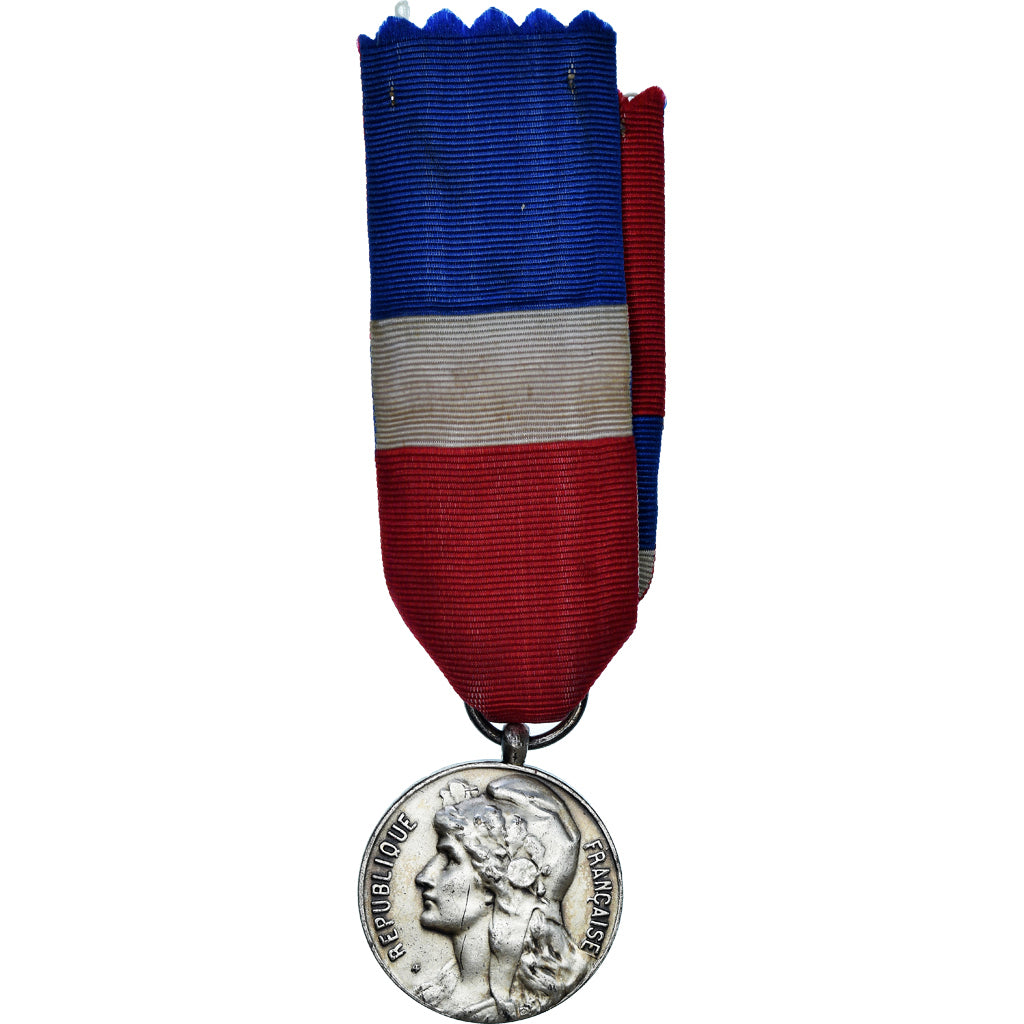 France, Industrie-Travail-Commerce, Medal, 1983, Very Good Quality, Silvered