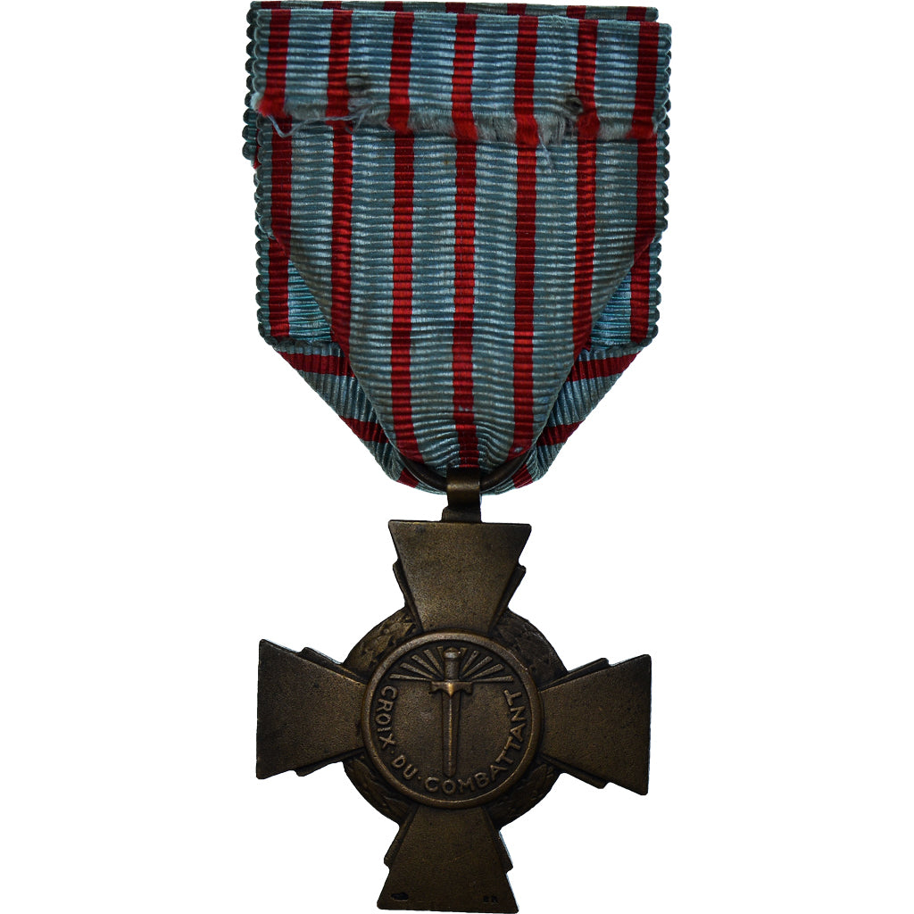 France, Croix du Combattant, WAR, Médaille, 1914-1918, Excellent Quality