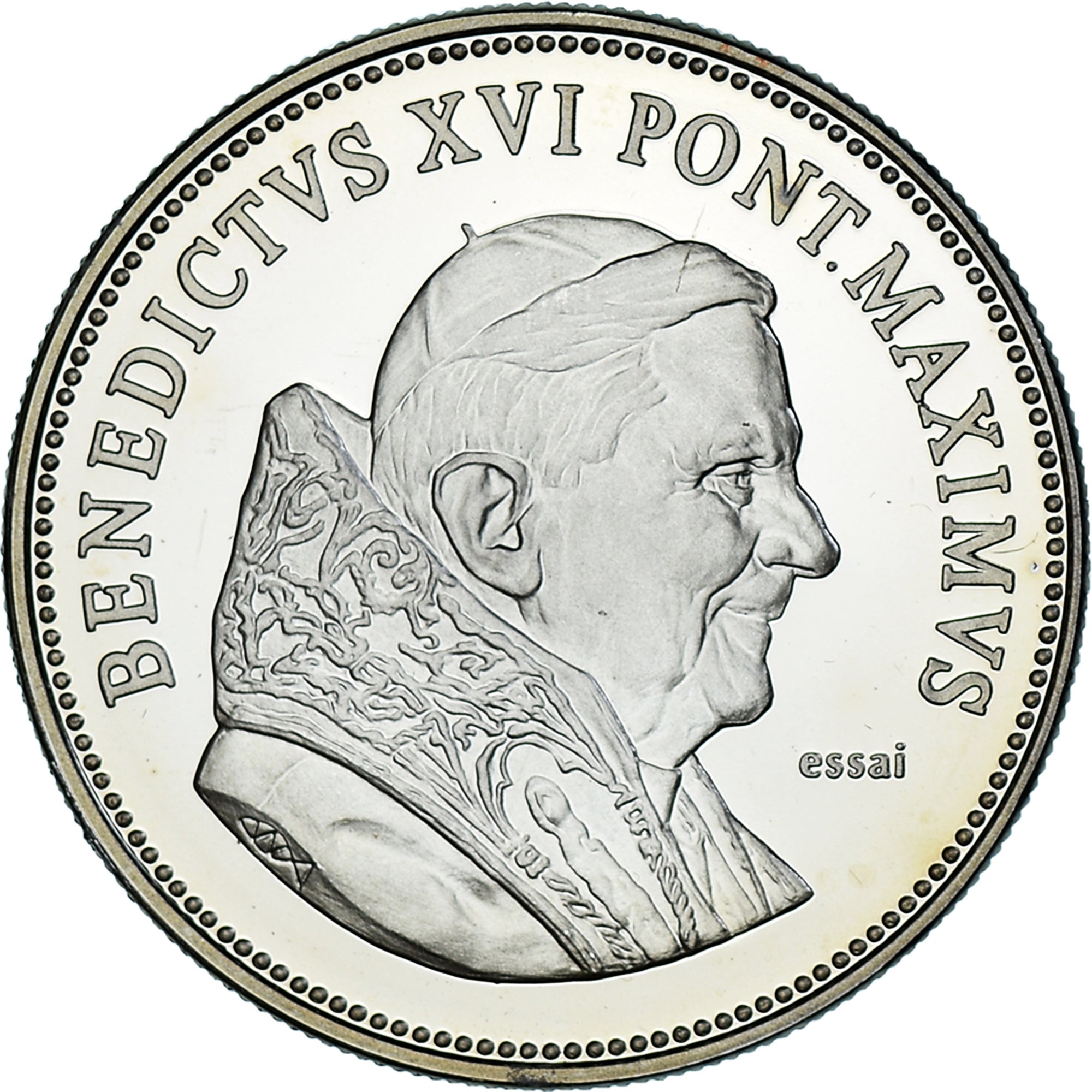 Vatican, Medal, Benoit XVI, Religions & beliefs, 2010, MS(65-70), Copper-nickel