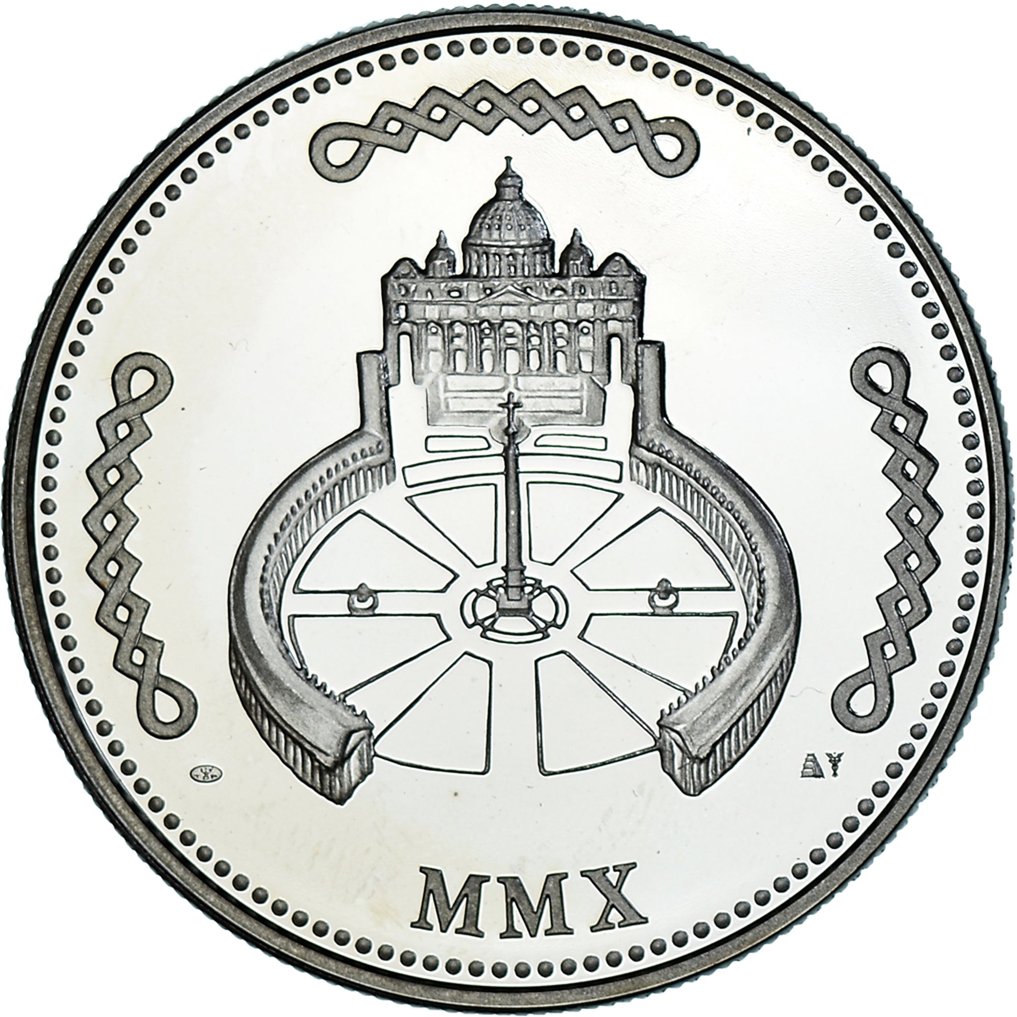 Vatican, Medal, Benoit XVI, Religions & beliefs, 2010, MS(65-70), Copper-nickel