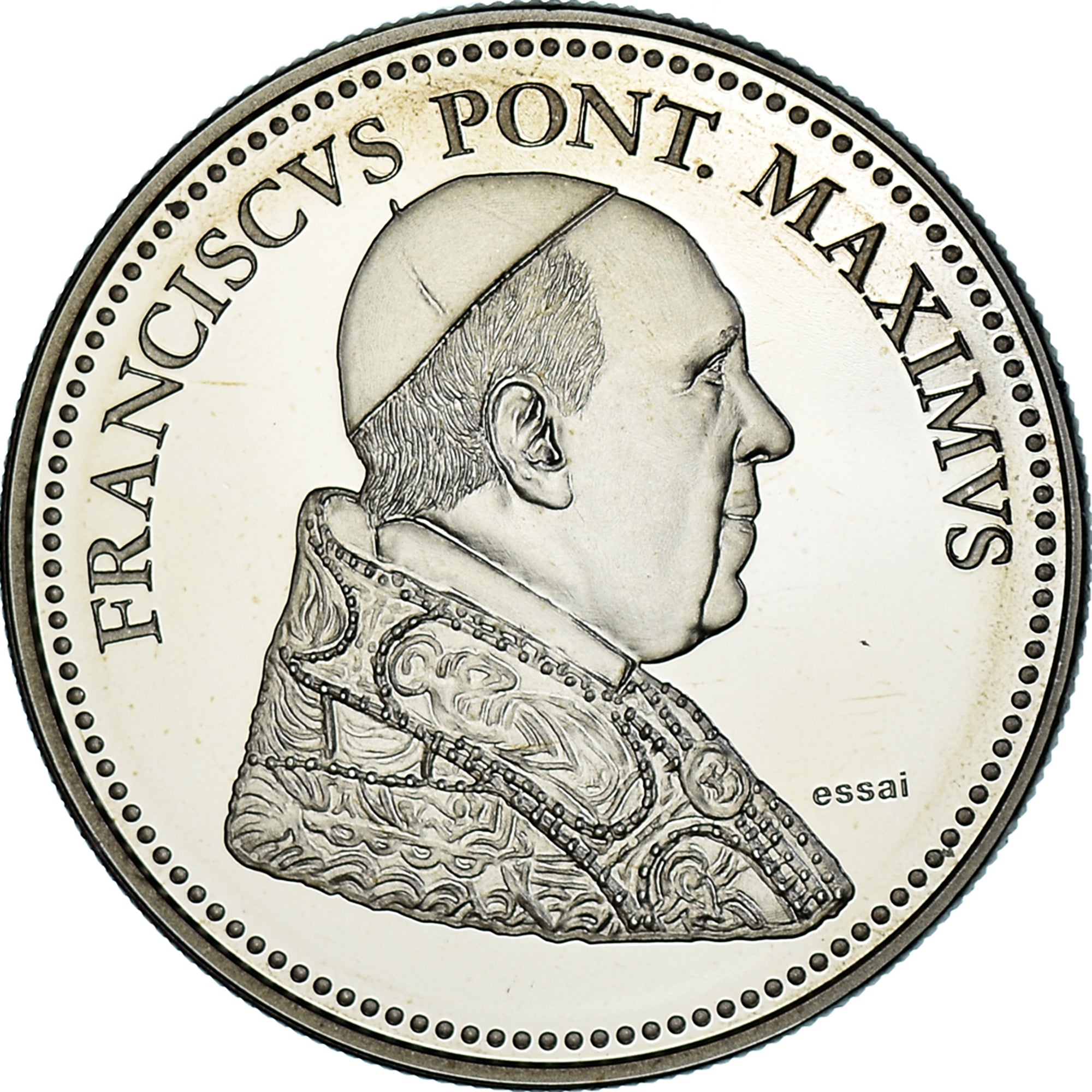 Vatican, Medal, Le Pape François, Religions & beliefs, 2013, MS(65-70)