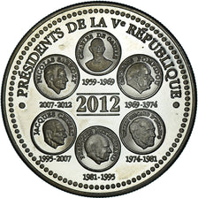 France, Medal, Présidents de la Vème République, Elysée, Politics, 2012
