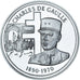 France, Medal, Charles De Gaulle, Politics, Society, War, MS(65-70), Silver