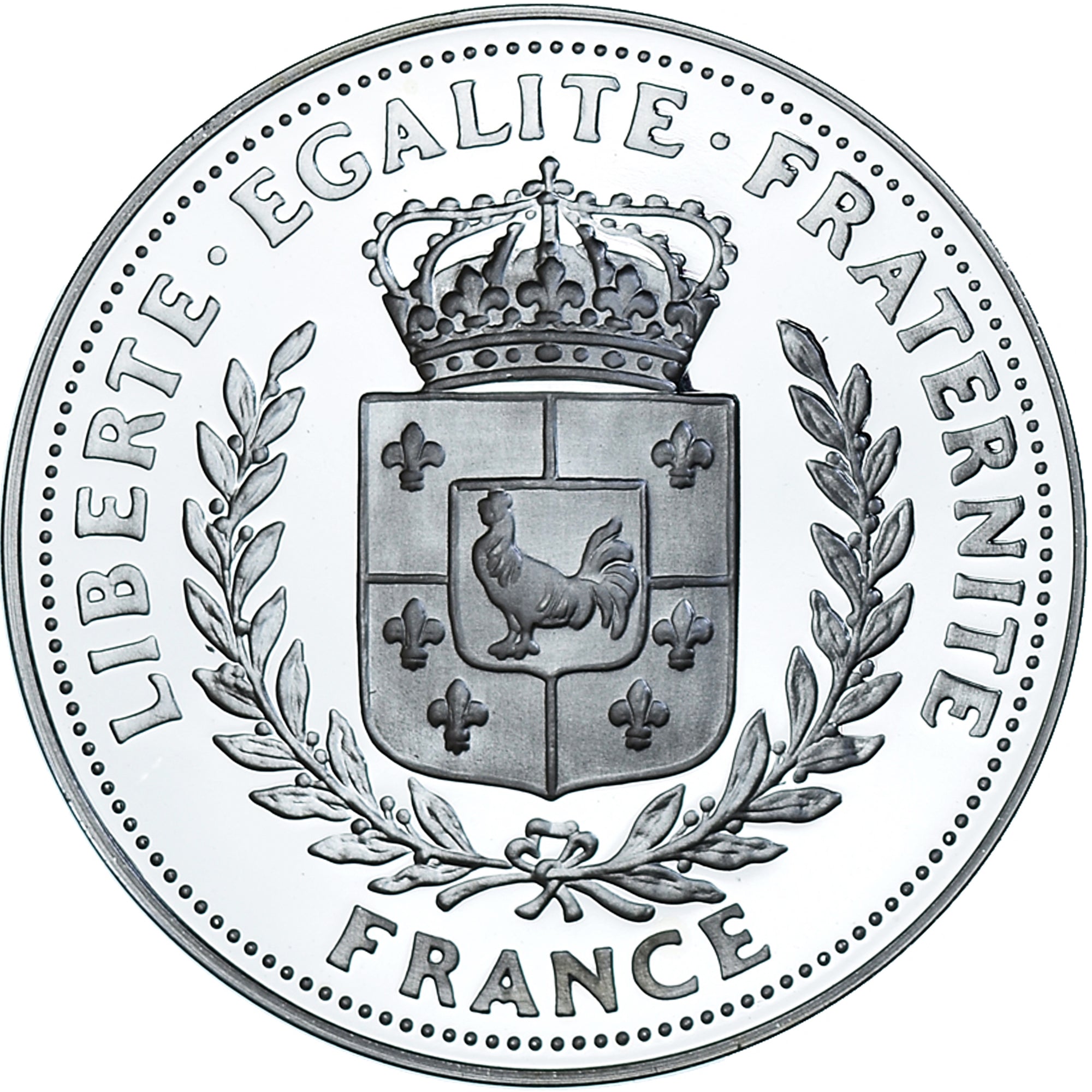 France, Medal, Charles De Gaulle, Politics, Society, War, MS(65-70), Silver