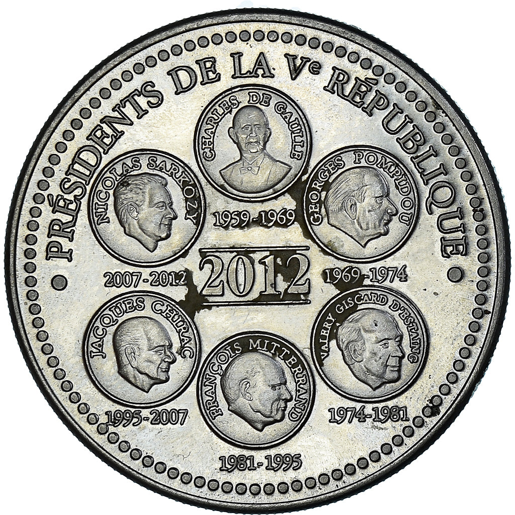 France, Medal, Présidents de la Vème République, Elysée, Politics, 2012