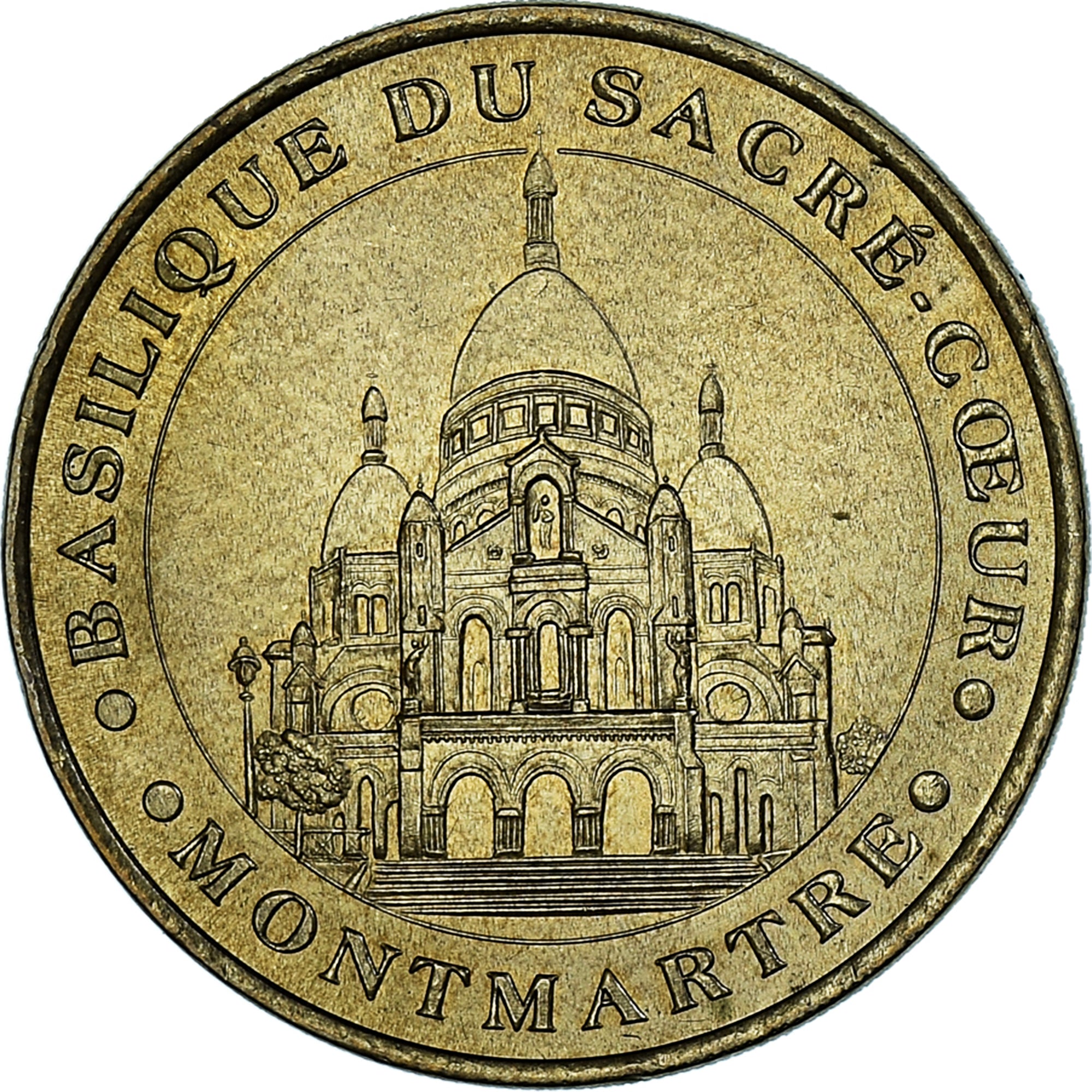 Frankreich, betaalpenning, Touristic token, Sacré Coeur de Montmartre n°1