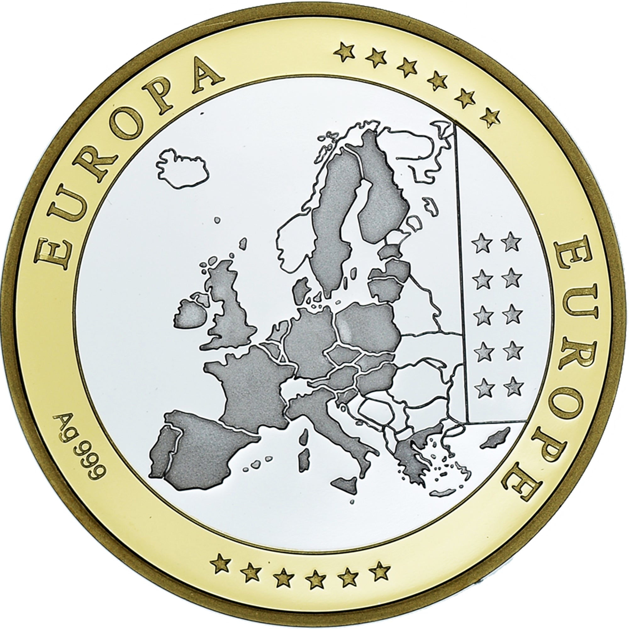 Netherlands, Medal, L'Europe, Politics, Society, War, MS(65-70), Silver