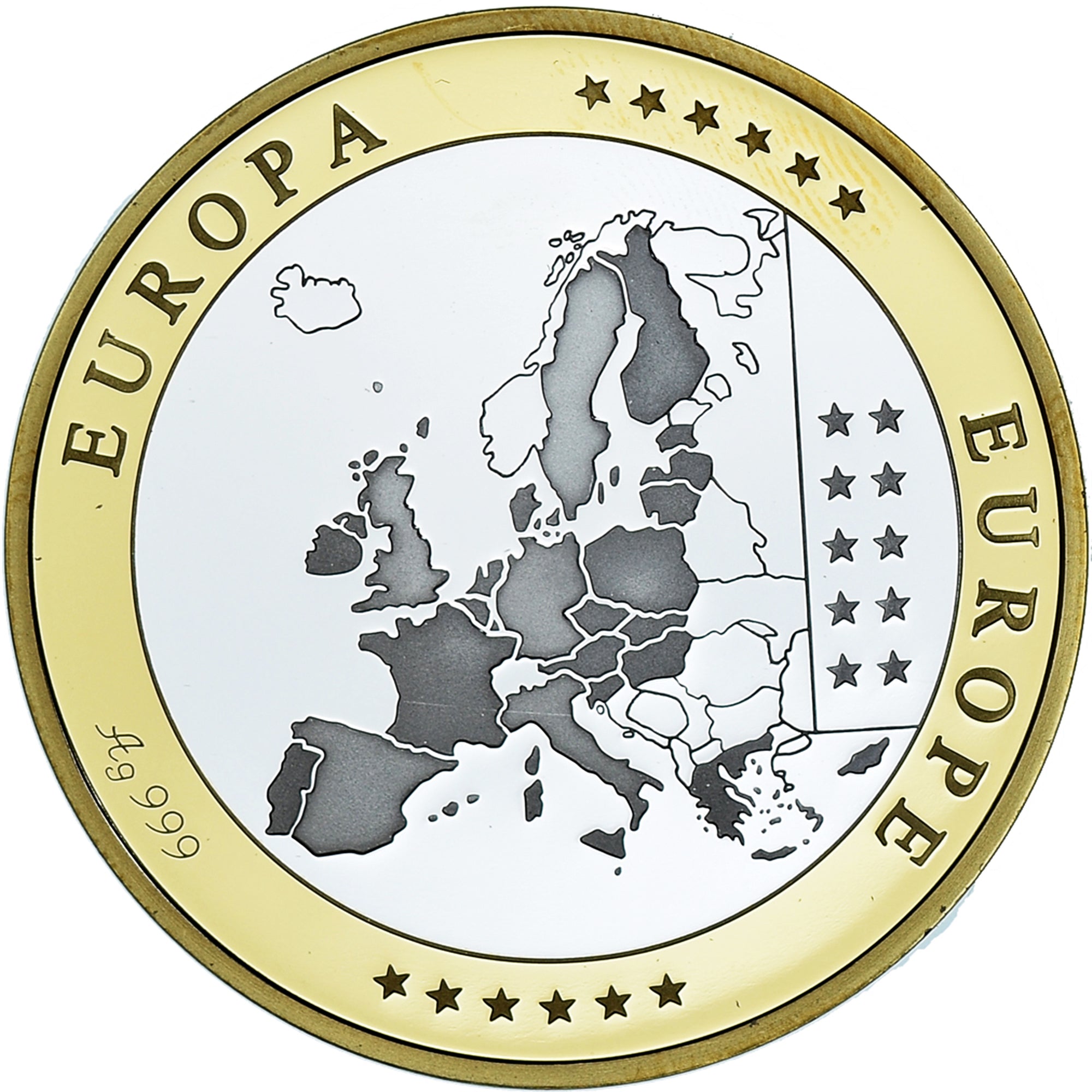 Italy, Medal, L'Europe, L'Italie, MS(65-70), Silver