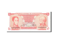 Banconote, Venezuela, 5 Bolivares, 1989, KM:70b, 1989-09-21, FDS