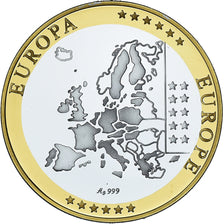 Spain, Medal, Euro, Europa, Politics, MS(65-70), Silver