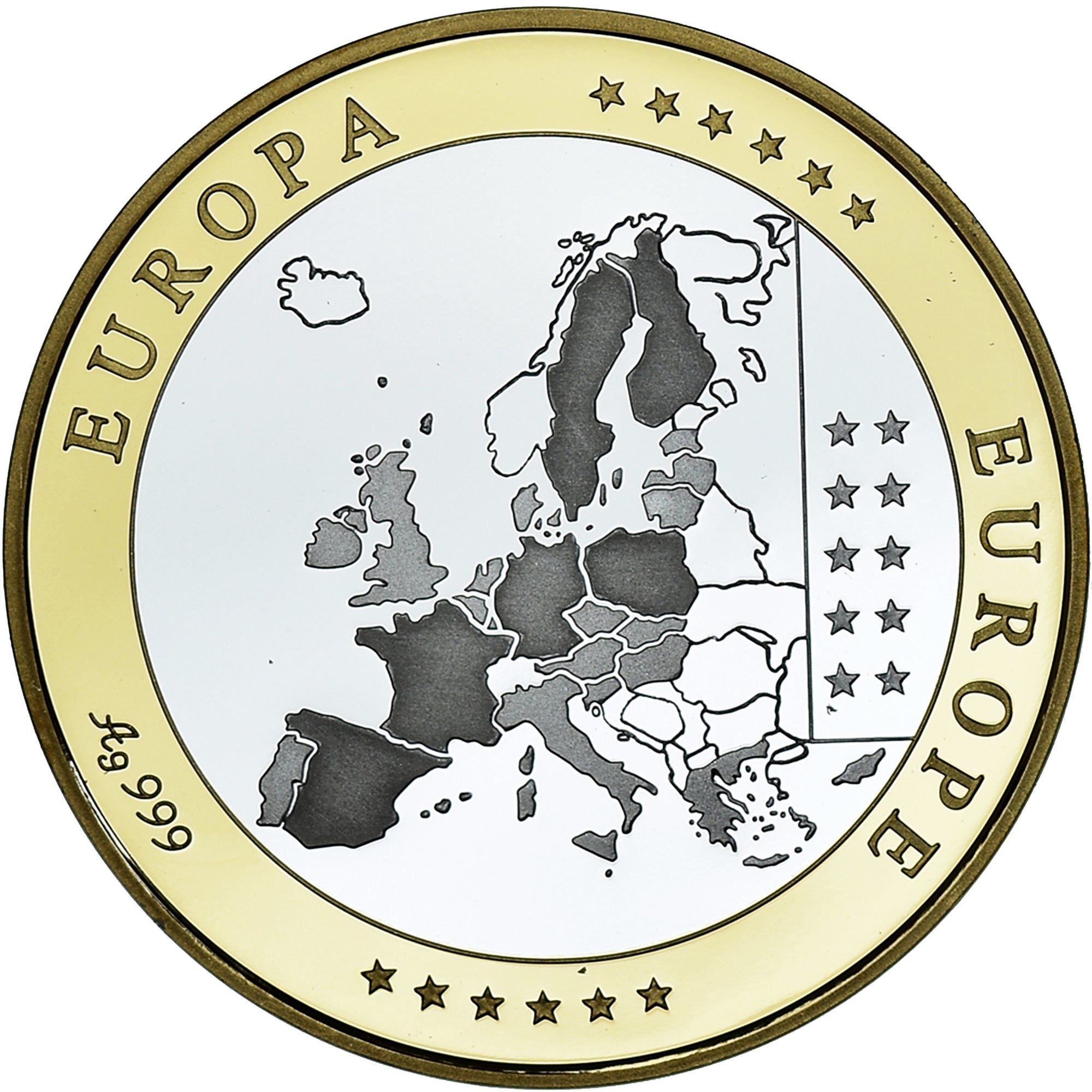 Portugal, Médaille, Euro, Europa, Politics, FDC, Argent