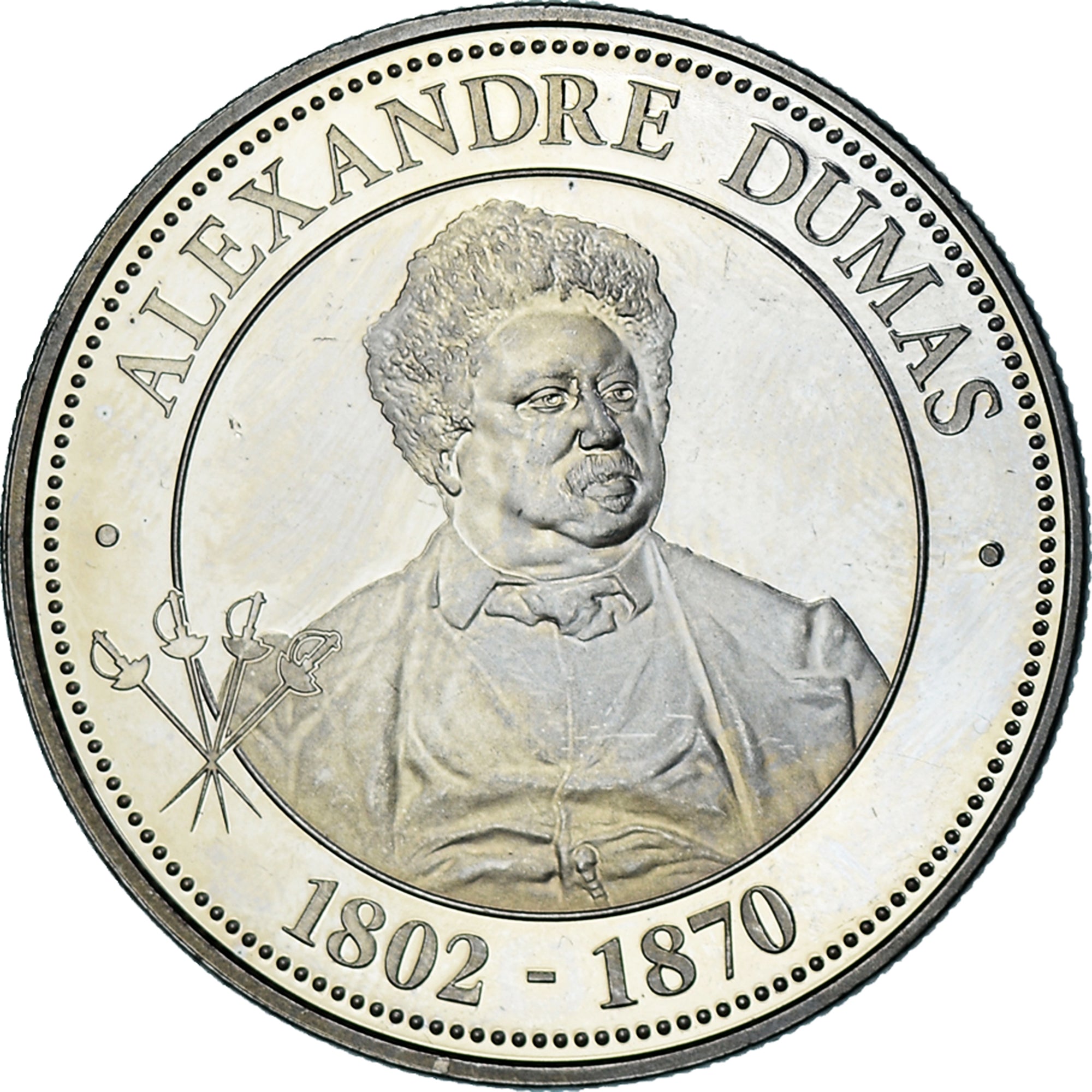France, Medal, Collection Panthéon, Alexandre Dumas, Arts & Culture, AU(55-58)