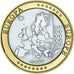 Belgium, Medal, Euro, Europa, Politics, FDC, MS(65-70), Silver