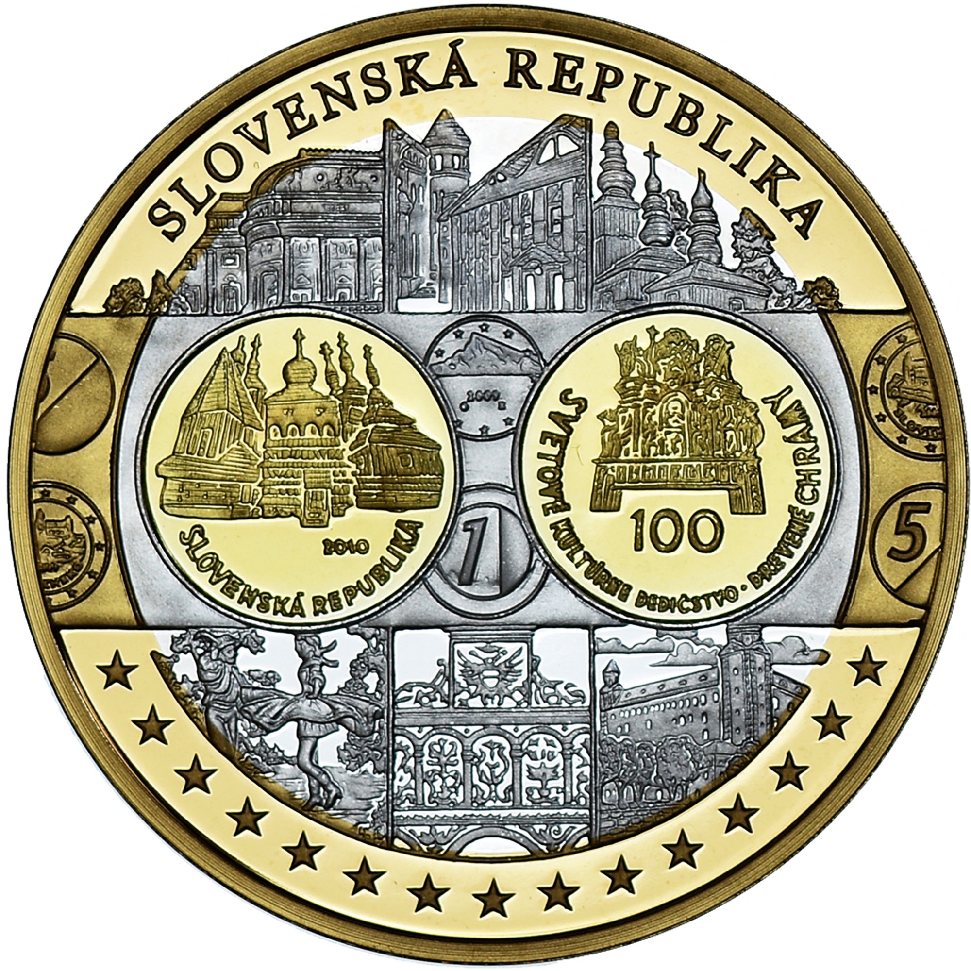 Slovacchia, medaglia, L'Europe, Politics, FDC, FDC, Argento