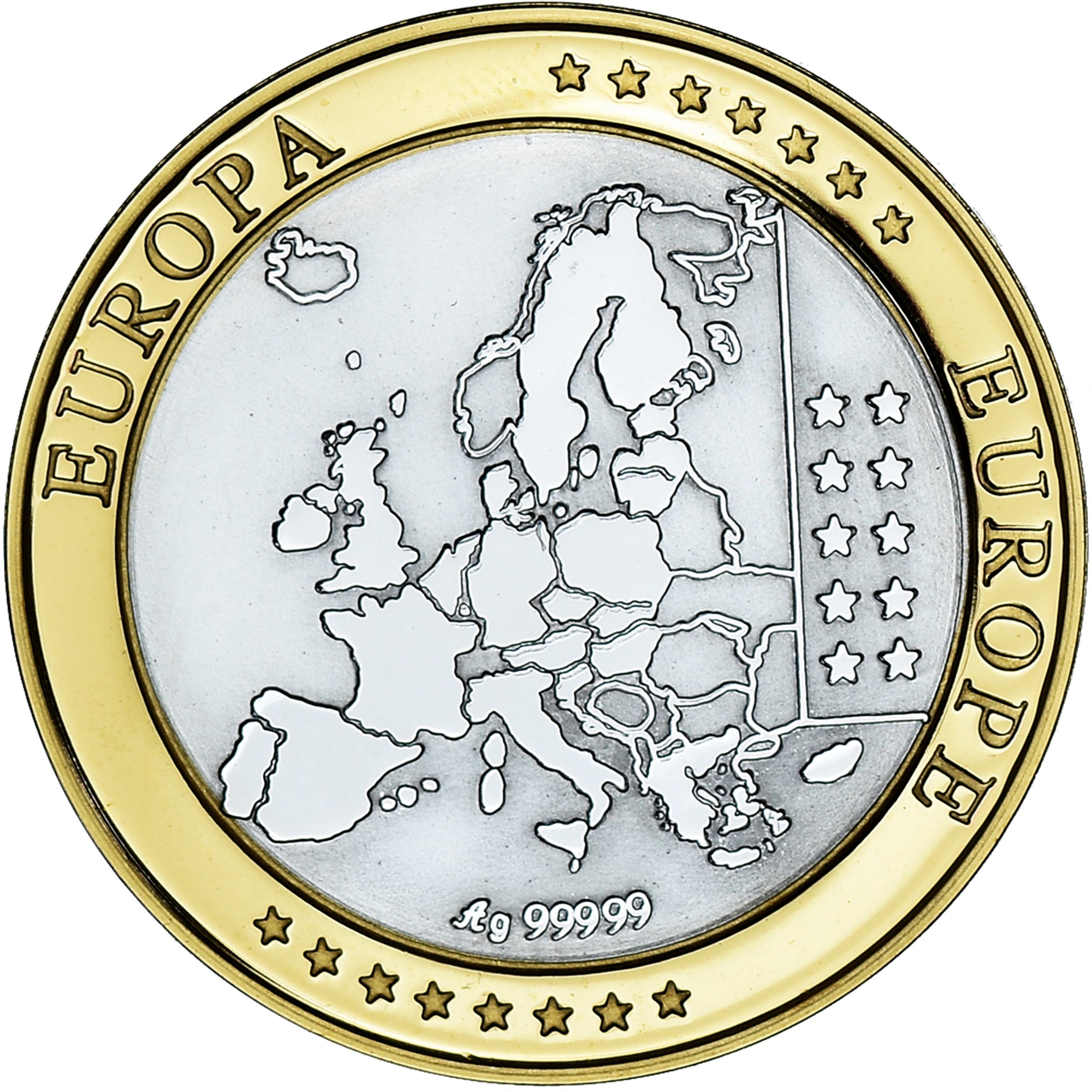 Netherlands, Medal, L'Europe, Politics, Society, War, MS(65-70), Silver