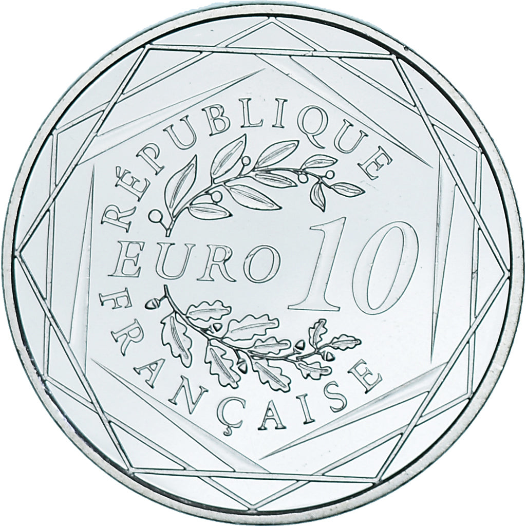 France, 10 Euro, Hercule, 2012, Paris, MS(65-70), Silver, Gadoury:EU 516