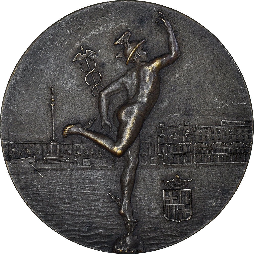 Frankreich, Medaille, Cinquantenaire de la Banque Française à Barcelone, 1933