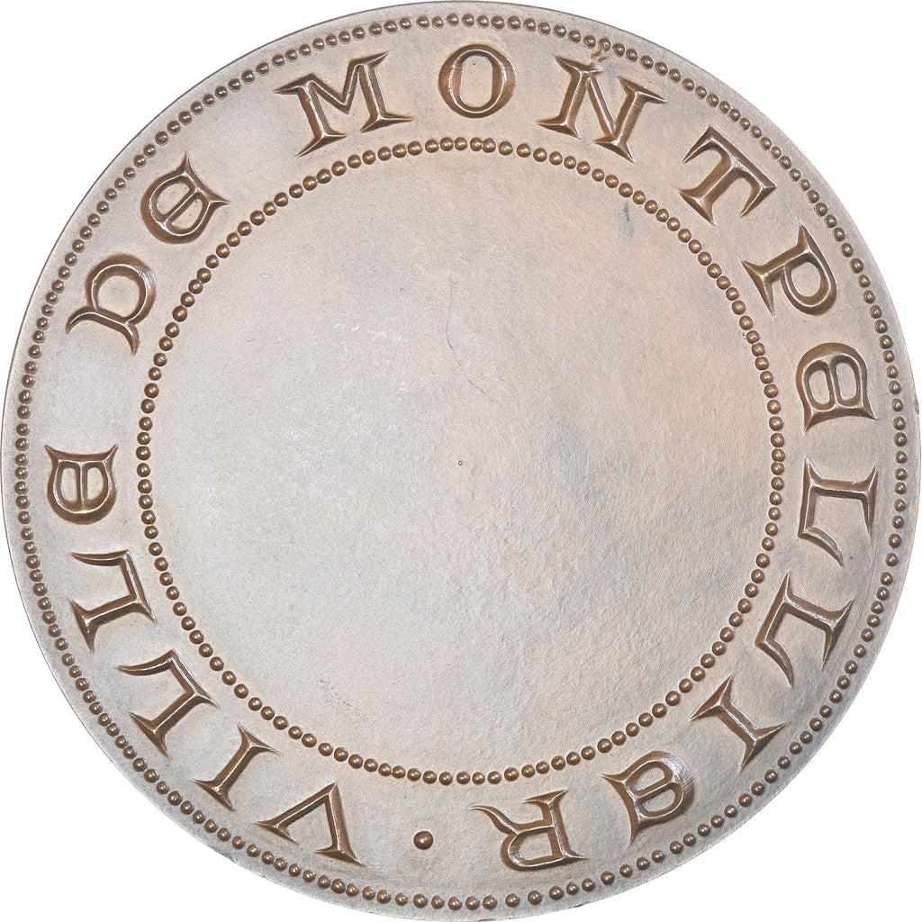 France, Medal, Ville de Montpellier, Geography, 1975, MS(64), Bronze