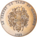 Francia, medalla, Le Préfet de Tarn et Garonne, Montauban, 1989, FDC, Bronce