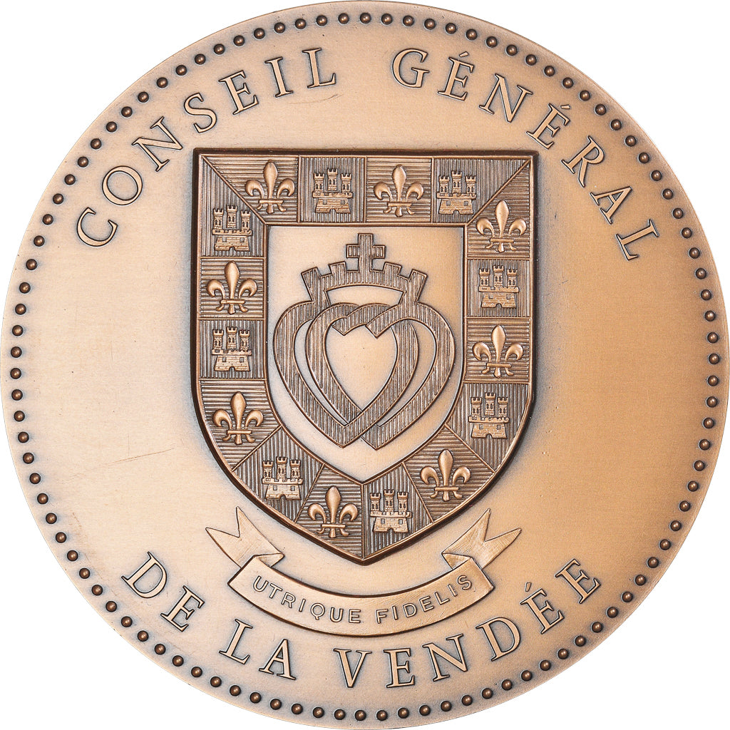 Frankreich, Medaille, Conseil Général de la Vendée, Un Peuple de Géants