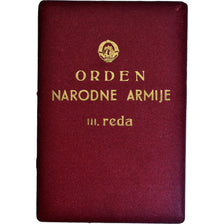 Yugoslavia, Ordre de l'Armée du Peuple, Bijou de 3ème Classe, Medal, Undated