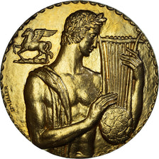 Belgium, Medal, Orphée, Société Belge des Auteurs, Musique, Muller