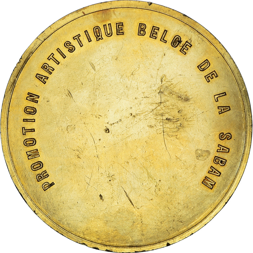 Belgium, Medal, Orphée, Société Belge des Auteurs, Musique, Muller